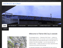 Tablet Screenshot of patrickmccray.com